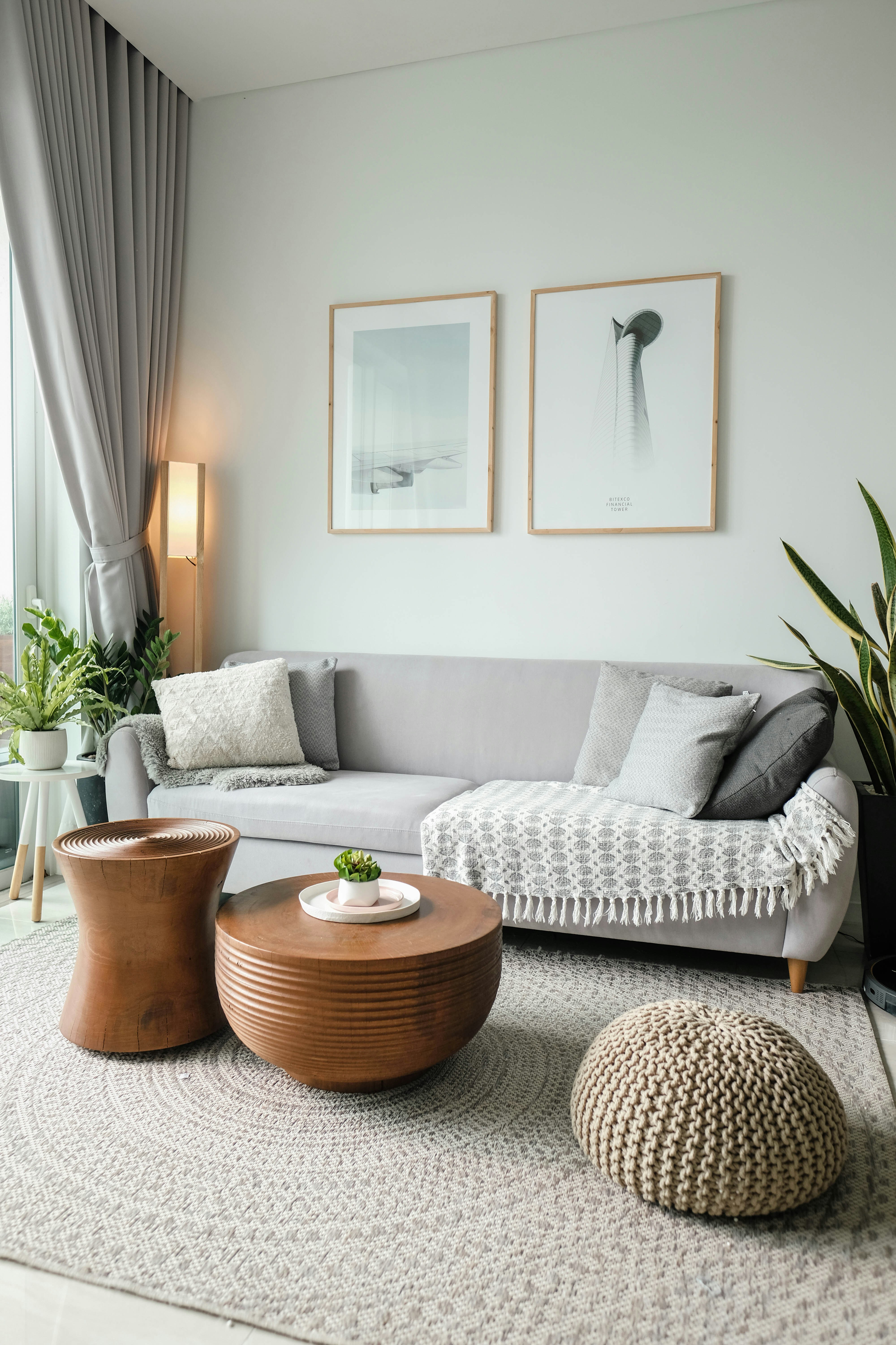 Clean, bright residential home interior